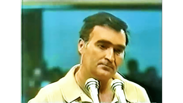 Gabriel Prendes Gómez declara ante el Tribunal Militar Especial en la Causa 1/89