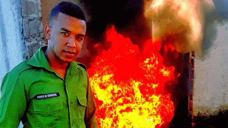 Elier Correa en estado crítico tras incendio de tanque de combustible en Matanzas