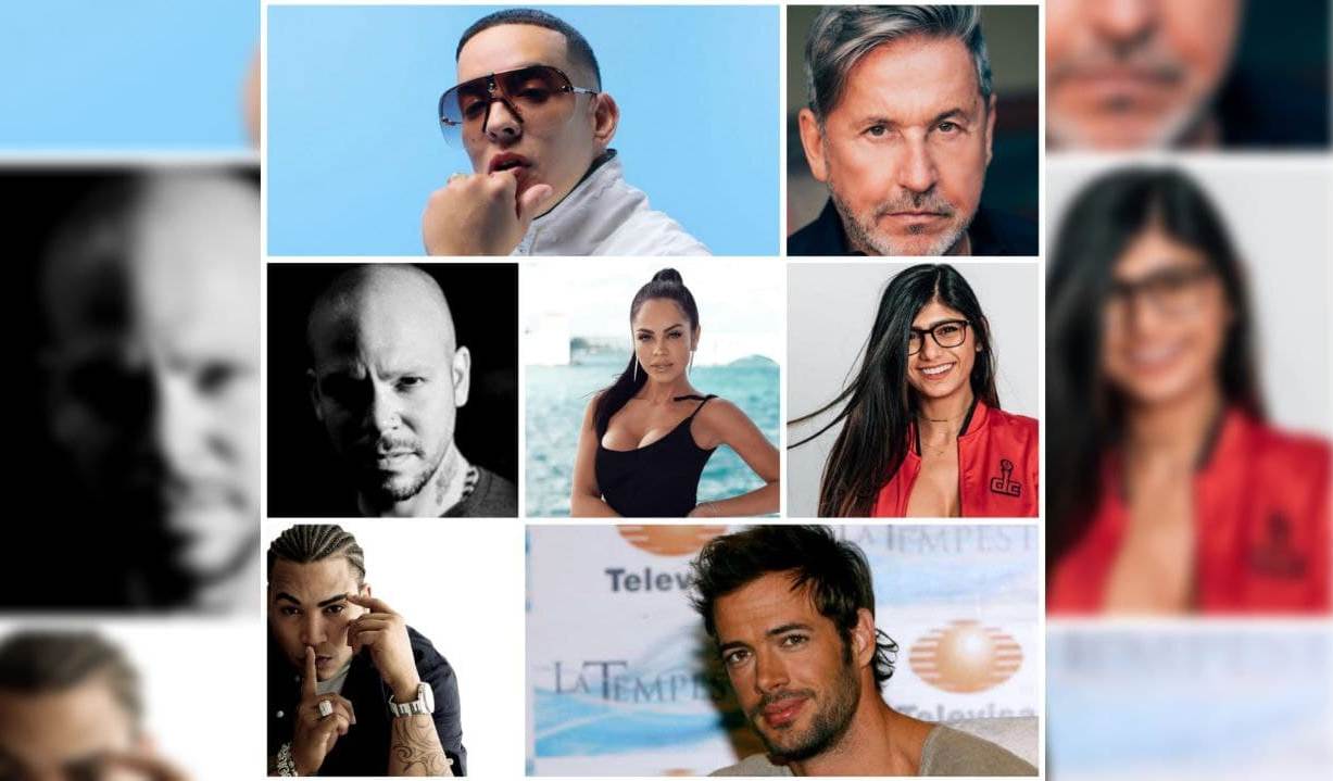 #SOSCuba famosos collage
