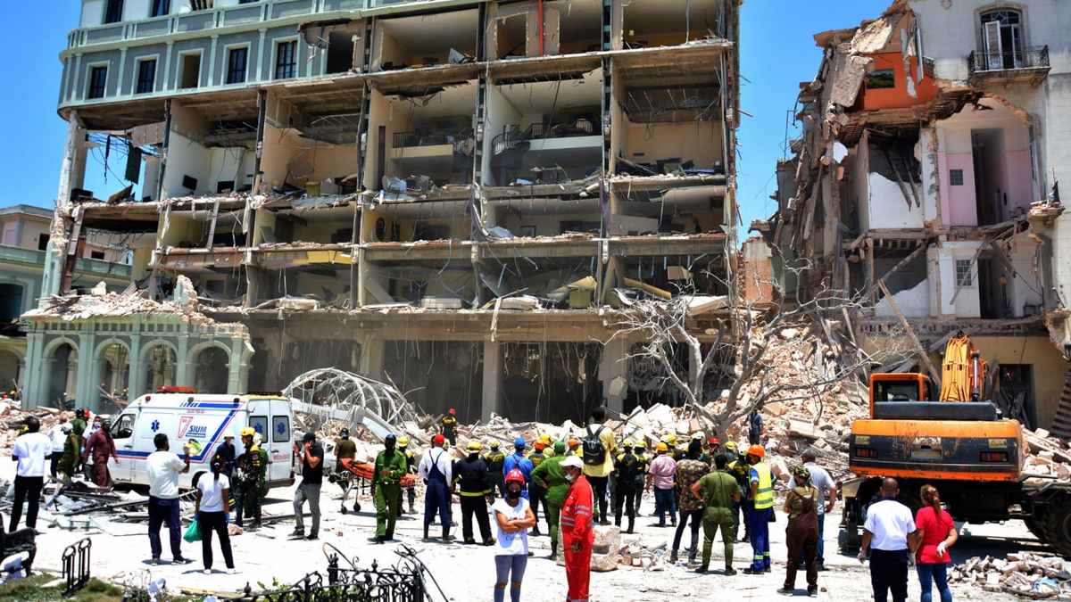 hotel Saratoga La Habana explosión