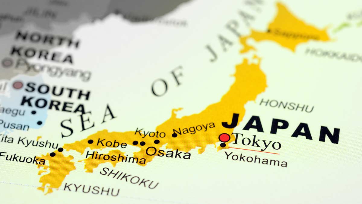 mapa japon