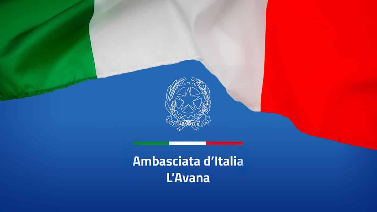 embajada de italia en la habana