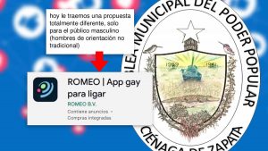 gobierno de cienaga de zapata promociona app para homosexuales