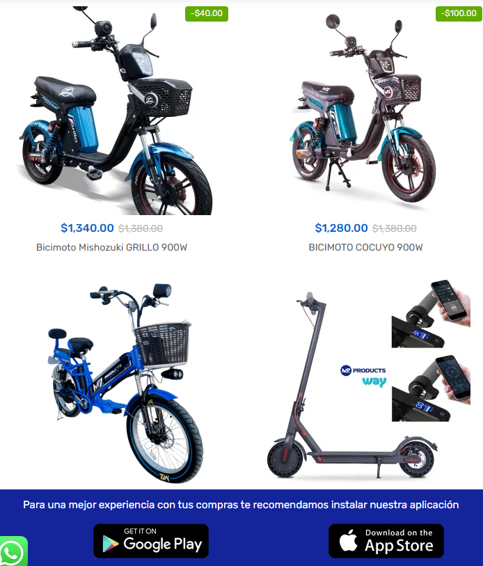 bicicletas electricas tienda mzproducts