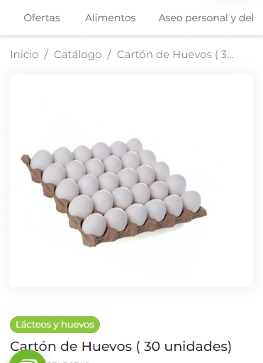 tuambia huevos carton