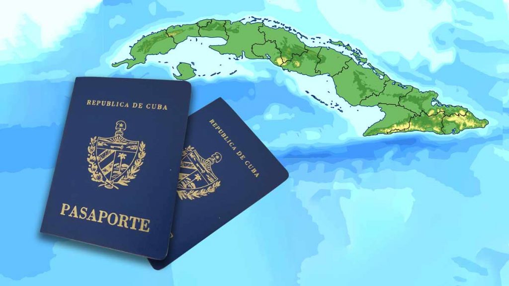 pasaporte cuba mapa